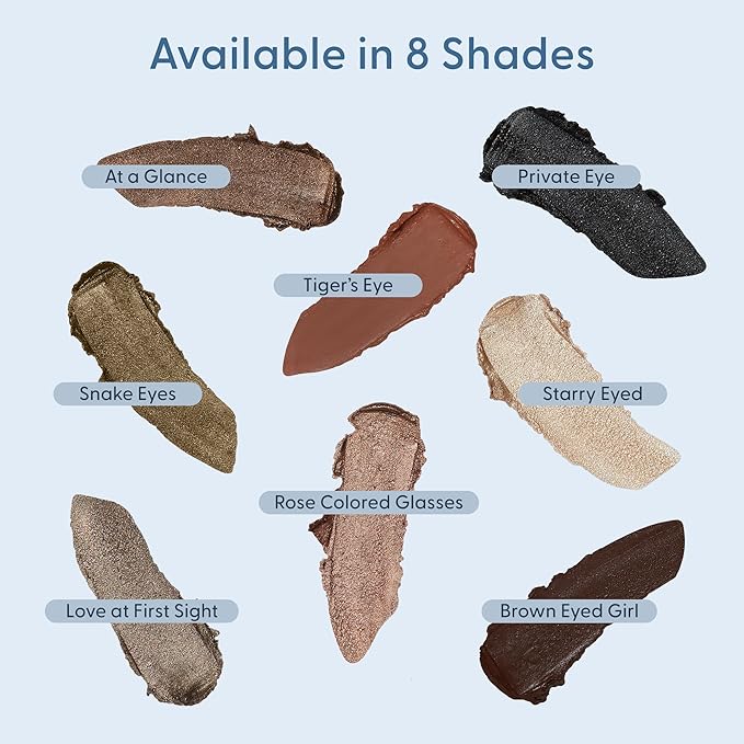 twenty/twenty beauty Visionary Eye Shadow Stick – Shimmer Cream Eye Shadow Pencil - Safe for Sensitive Eyes - Ophthalmologist Developed – Vegan, Cruelty-Free, Clean Ingredients (Private Eye)