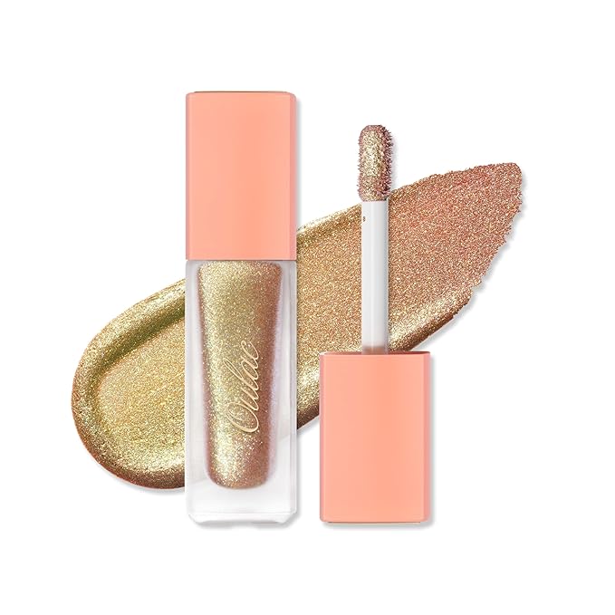 Oulac Eyeshadow Liquid Eyeshadow Multi-Usage Liquid Glitter Eyeshadow&Eyeliner Highly Pigmented, One-Swipe Coverage Long Lasting with No Creasing Formula Vegan&Cruelty-Free