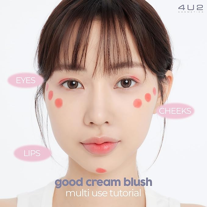 Good Cream Blush - Naturally Moisturizes the Skin (03 Good Luck, Regular)