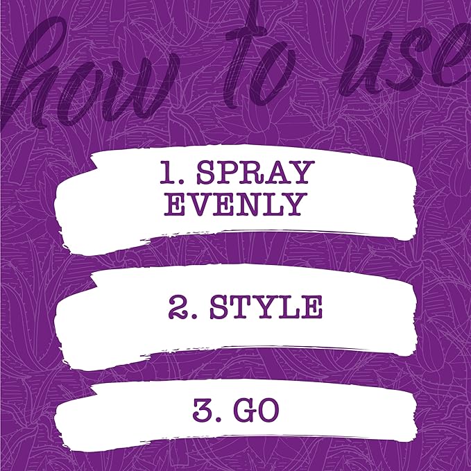 Maui Moisture Frizz-Free + Shea Butter Leave-in Conditioning Mist, Curly Hair Styling Spray to Soften, Detangle, & Define Dry, Damaged Curls & Waves, No Parabens or Silicone, 8 fl. oz