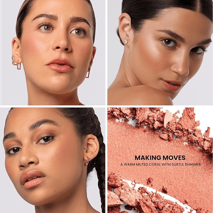 Phase Zero Makeup Powder Blusher | "Making Moves" | 6.8g / 0.24 oz. | Pigmented, Lightweight Powder Blushes for a Radiant, Natural Glow