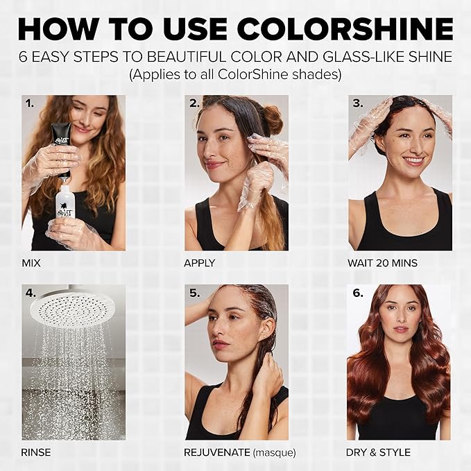 Splat ColorShine Demi-Permanent Hair Color, Red Velvet Latte