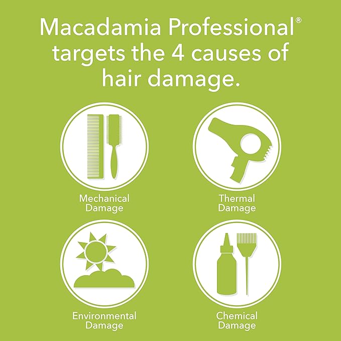 Macadamia Professional Nourishing Hair Repair Oil Treatment – Hair Care Sulfate & Paraben Free Natural Organic Cruelty-Free Vegan Hair Products, 0.9 oz