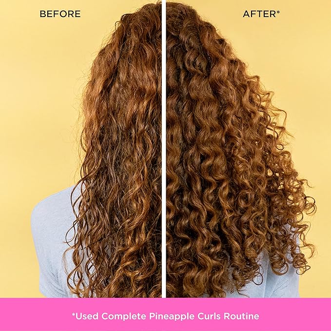 Pacifica Pineapple Curls Refresher Mist - Curl Refresher Spray, with Hyaluronic Acid, Vitamin B5 and Plant Oils, Vegan and Dermatologist Tested Curly Hair Products and Wavy Hair Products - 4 Fl Oz