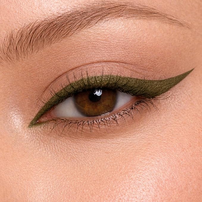 Eagle-Claw Angled Liquid Eyeliner – 30° Ultra-Fine Brush Tip, Waterproof, 24-Hour Long-Lasting Wear – Cruelty-Free & Vegan – Taupe (Mocha Muse)