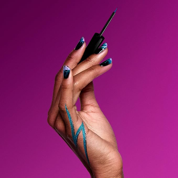 NYX PROFESSIONAL MAKEUP Epic Wear Metallic Liquid Liner, Long-Lasting Waterproof Eyeliner - Teal Metal