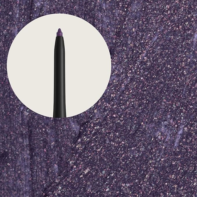 Sandstone Scandinavia Hypoallergenic Waterproof Metallic Eyeliner Pencil – Purple – Fragrance-Free, Vegan – Smudge-Proof Eye Liner for Sensitive Eyes