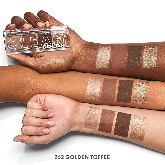 COVERGIRL Clean Fresh Color Clean Eyeshadow Golden Toffee
