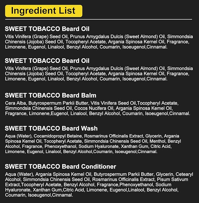 XIKEZAN Gifts for Men, Beard Kit for Mens Care & Grooming with Sweet Tobacco Beard Oils,Wash,Conditioner,Balm,Brush,Comb,Scissors,Cool Birthday Valentines Fathers Christmas Gifts for Men Him Husband