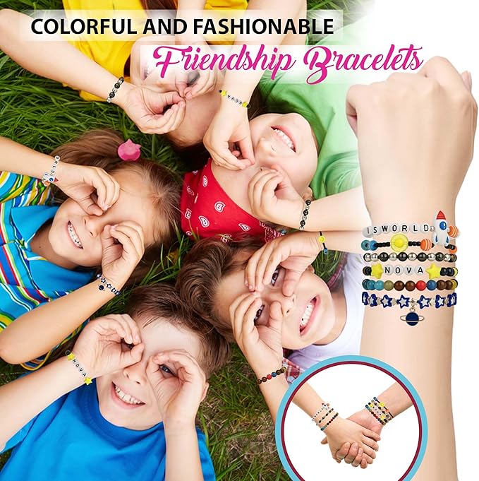 Bath Bombs for Kids with Surprise Inside, Bath Bombs with Surprise Jewelry & Jewelry Box - Organic, Skin Moisturizing, Natural Kids Space Galaxy Bracelets, Easter Basket Essentials for Boys, Girls