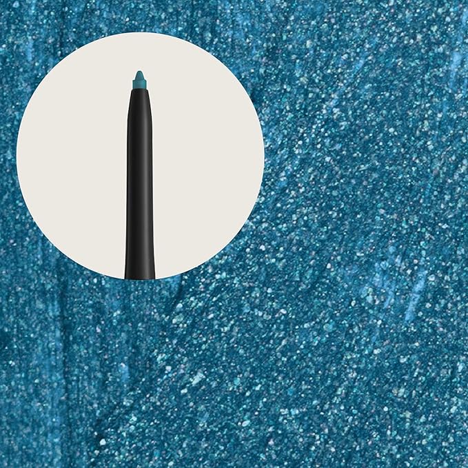 Sandstone Scandinavia Hypoallergenic Waterproof Metallic Eyeliner Pencil – Blue – Fragrance-Free, Vegan – Smudge-Proof Eye Liner for Sensitive Eyes