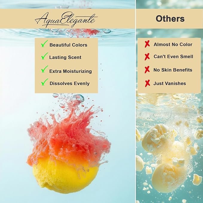 Flower Bath Bombs Gift Set - 12 Large Natural Bathbombs for Women with Scented Essential Oils and Moisturizing Shea Butter + Organic Coconut Oil for Fizzy Bubbles