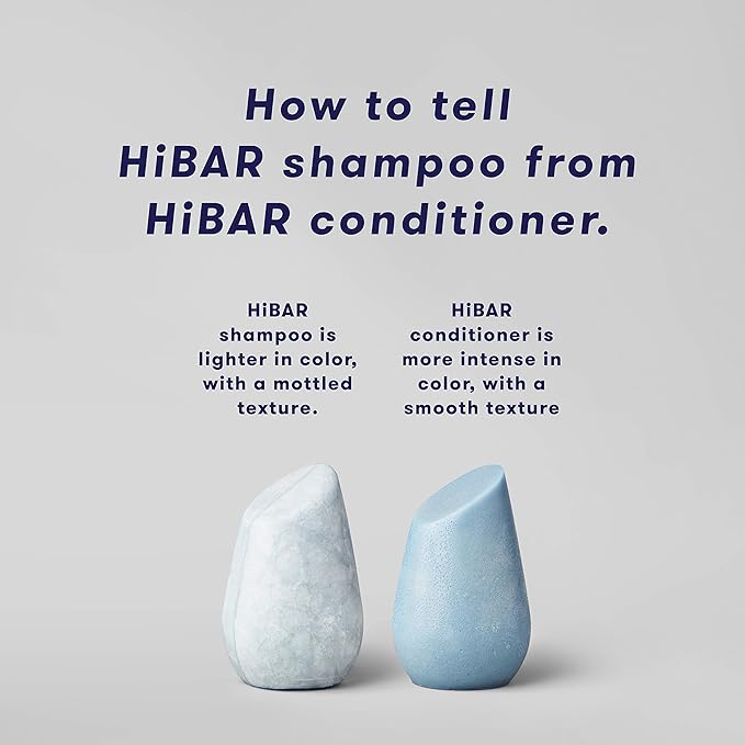 HiBAR - Conditioner Bar Sampler - Maintain, Moisturize & Volumize Conditioner Bars - Travel-Friendly - Salon-Quality Ingredients - Soap, Paraben, Plastic & Sulfate-Free - Color Safe -3 Mini Solid Bars