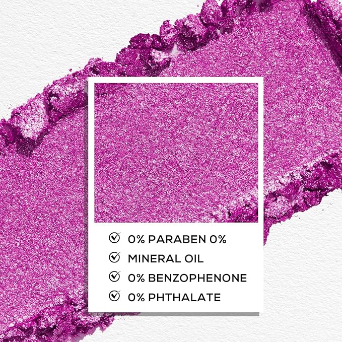 MAKI YIKA Purplish Red Hot Pink Crème Eyeshadow Single, Shimmer Purple Red Pink Cream Eye Shadow palette for Women, Color Stay Long Lasting Waterproof Eye Makeup Monochrome Eyeshadows,#21