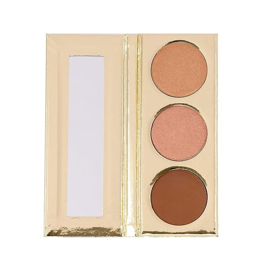 Blush and Bronzer Palette (Sunset & Vine) by Gerard Cosmetics, Vegan Powder Contour and Blush Makeup Palette, Professional Pigmented Formula, Cruelty Free and Made in the USA
