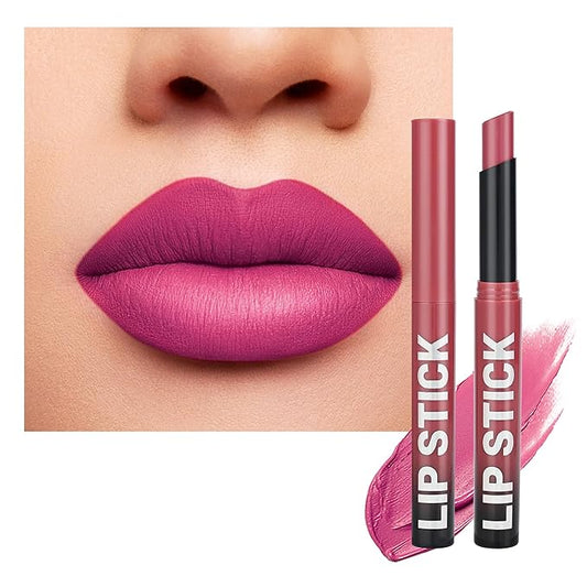 Mauve Lipstick for Women，Matte Velvet Satin Lipsticks，Hydrate Lip stick Non-Drying Long Lasting Lip Stain Daily Makeup，Creamy Silky Texture，Highly pigment Formula，Vegan & Cruelty-Free，A03#