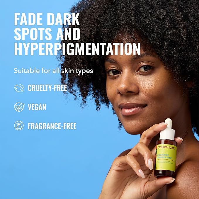 Good Molecules Discoloration Correcting Serum Pack 3 – 75 ml / 2.5 fl oz Each | Lightweight Facial Serum with Tranexamic Acid & Niacinamide for Even-Looking Skin