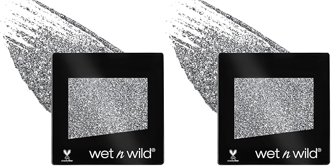 wet n wild Color Icon Glitter Eyeshadow Shimmer Spiked (Pack of 2)