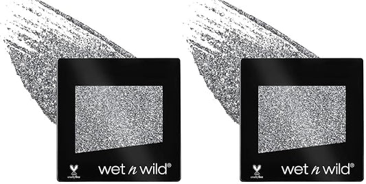 wet n wild Color Icon Glitter Eyeshadow Shimmer Spiked (Pack of 2)