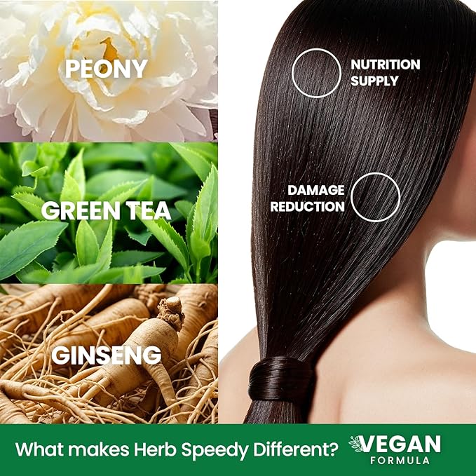 Dongsung Herb Speedy Color Cream Natural Black – Korean Herbal Vegan Hair Dye, PPD-Free, Ammonia-Free, Hypoallergenic – 100% Gray Coverage Odorless Dermatologically Tested Quick 20-Minute Application