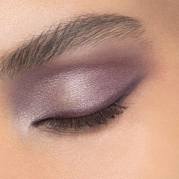 Single Eye Shadow Palette Makeup for Older Women, Plum Lavender Purple Natural Eyeshadow Palette, High Pigment Mini Monochrome Eyeshadow Vegan, Cruelty-Free