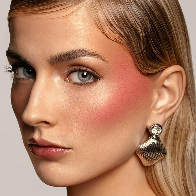 Morphe Huephoric Rush 3-in-1 Silk Cream Blush - Cream-to-Matte Buildable Blush for Cheeks - Primes, Hydrates & Blurs Skin for a Supple-Matte Finish - Intoxicated (0.28 Ounce)