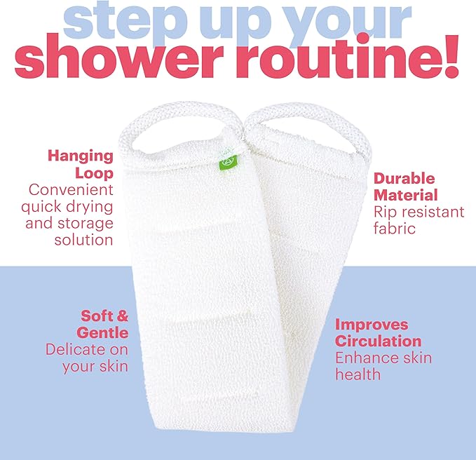 Afterspa Bath & Shower Exfoliating Wash Cloth, Pack of 6