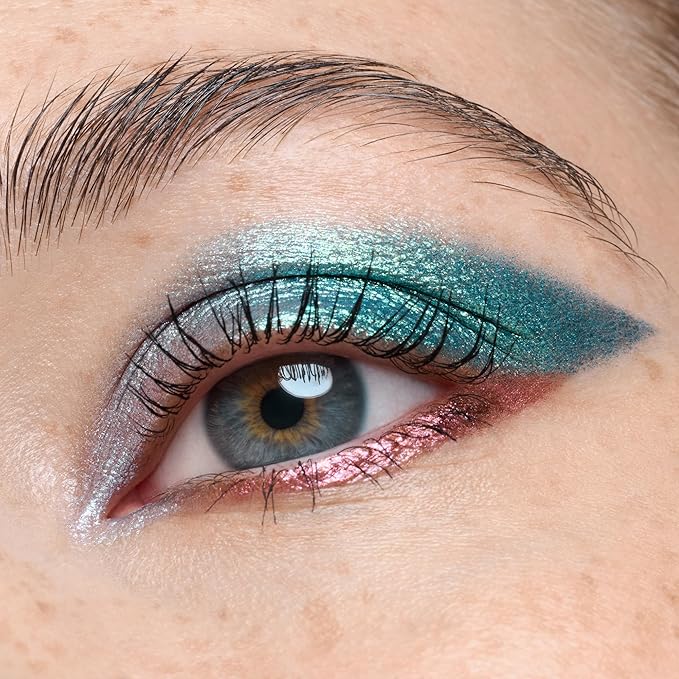 Catrice | Space Glam Chrome Eyeshadow | Duo Chrome, Highly Pigmented, Holographic Shimmer | Vegan & Cruelty Free | Without Parabens & Microplastic Particles (050 | Cosmic Coral)