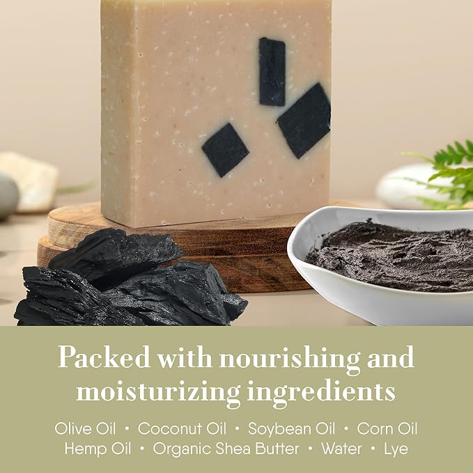 360Feel Dead Sea Mud Soap - Made in the USA - Castile Handmade, All Natural, Cold Processed - Infused with Dead Sea Mud to Soothe and Calm the Skin - Rich, Creamy Lather (5 oz)