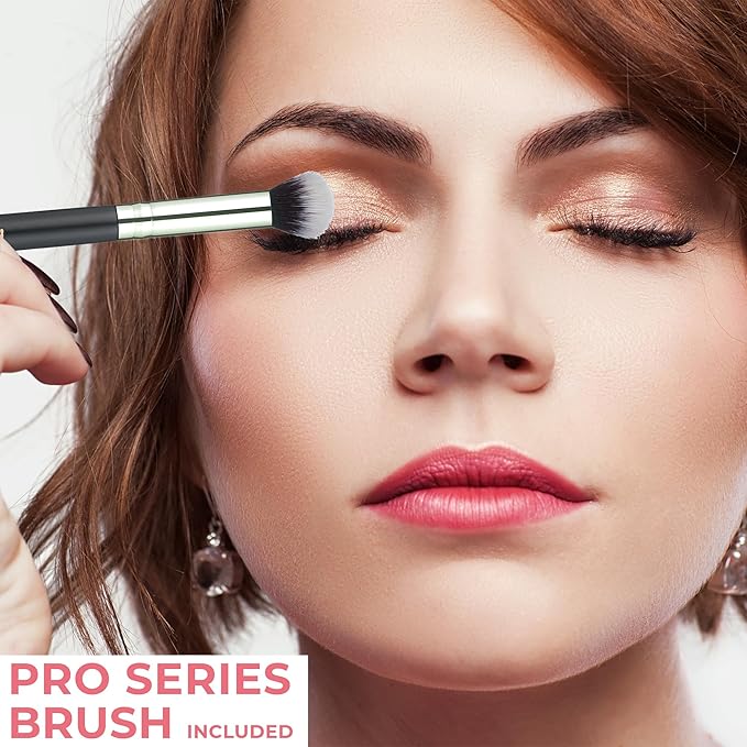 Profusion Cosmetics Dreamscape 21 Shade Eyeshadow Palette and Brush, Unlock Your Stellar Style and Achieve Eye Catching Radiant Eyes, Dive into Infinite Shades and Get Galactic Glamour