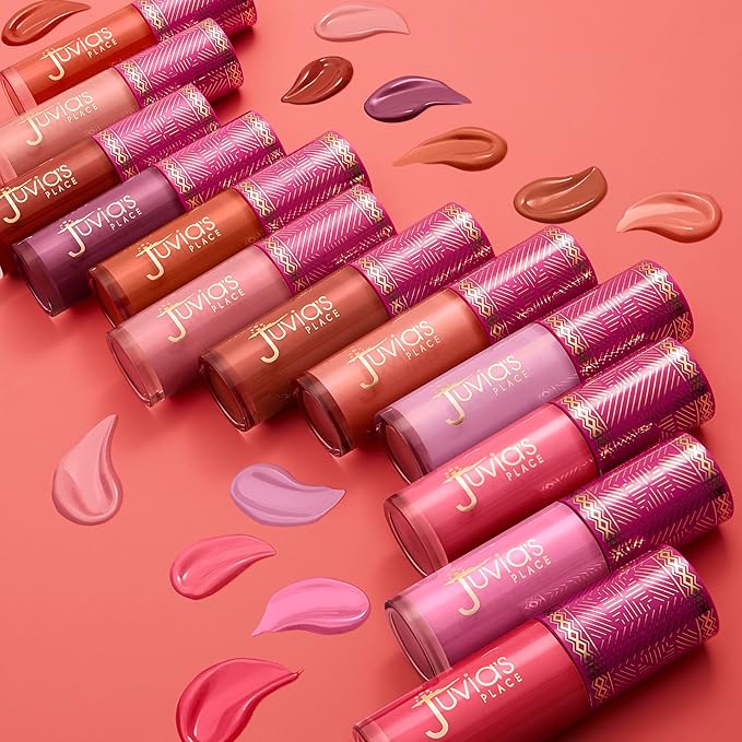Juvia's Place Blushed Liquid Blush Marigold - Dewy Tint Cheeks Makeup Glow Pigment Effortless Beauty Long Lasting Cosmetics Soft Creamy Natural Buildable All Skin Color Light Flawless Finish Blend
