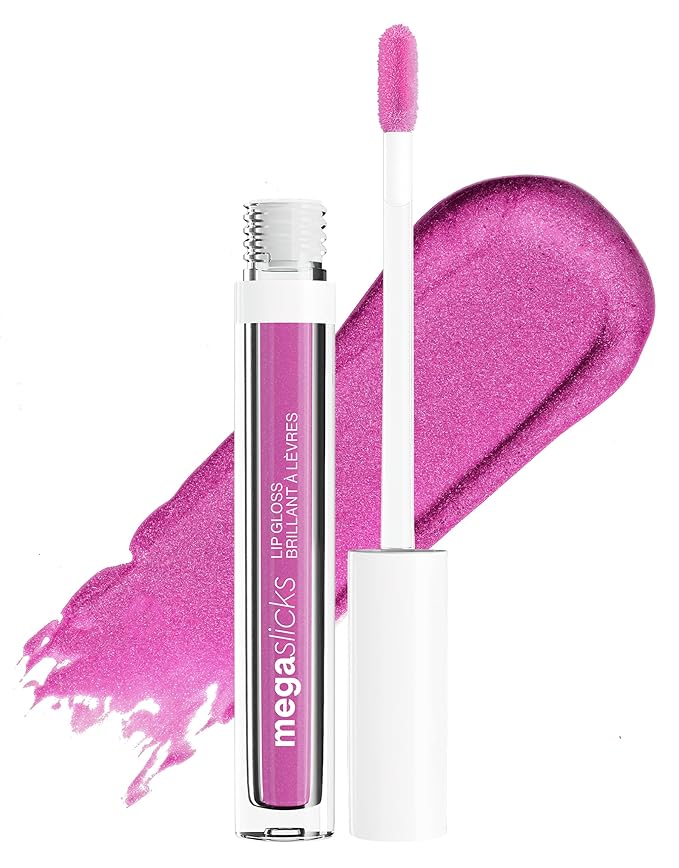 wet n wild Lip Gloss Mega Slicks High Shine Lip Gloss Bundle - Nude Mood & Berried Treasure