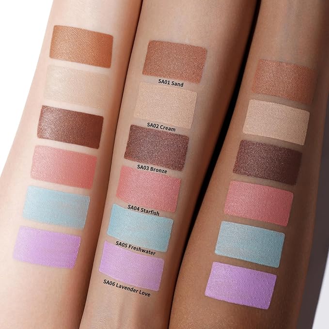 Oulac Matte Eyeshadow Nude Liquid Eyeshadow Eye Shadow Base| Long-Lasting, Full Coverage, Blendable & Smudge-Proof Formula| Vegan & Cruelty-Free Eye Makeup for Natural & Everyday Looks SA02