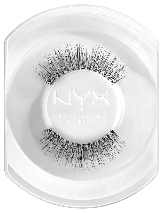 NYX PROFESSIONAL MAKEUP Jumbo Lash! Vegan False Eyelashes, Up to 12HR Wear, Reusable Fake Lashes - Wispy Flutter (Pack of 2)