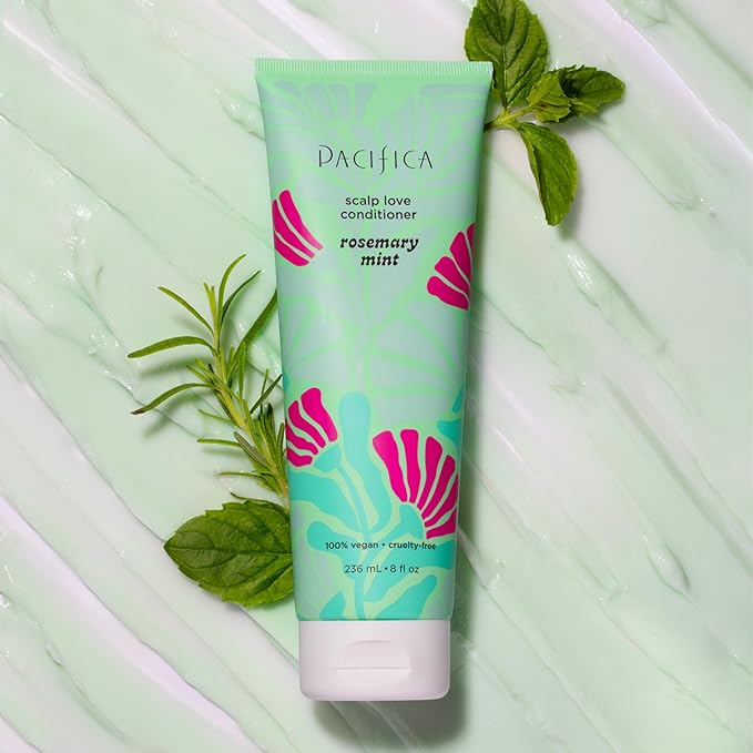 Rosemary Mint Scalp Care Shampoo & Conditioner Set – Clean Vegan Shampoo & Conditioner for Oily Or Flaky Scalp (All Hair Types), A Balanced, Soothed Scalp, No Silicones or Parabens