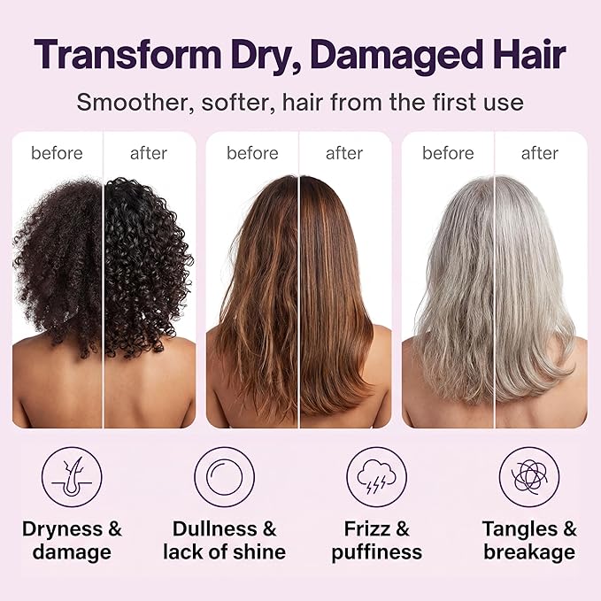 sohl-I.D. Hair Mask for Dry & Damaged Hair – Deep Conditioning Repair Treatment to Restore Smoothness & Shine – Moisturizing Hair Mask with Vitamins B3, B5, B7, C & E – Vegan & Cruelty-Free 6.76 fl oz | Vitamins B3, B5, B7, C, E