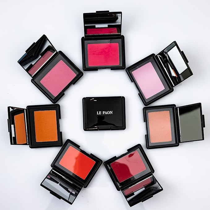 Blush Rush (Cabo) - Powder Blush for Cheeks & Face with High Pigments for Shiny, Healthy Natural Finish – Buildable, Sweat Proof & Vegan