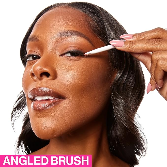 wet n wild Angled brush, Foundation Makeup Blending Brush, Ultra-Thin Precision, Ergonomic Handle