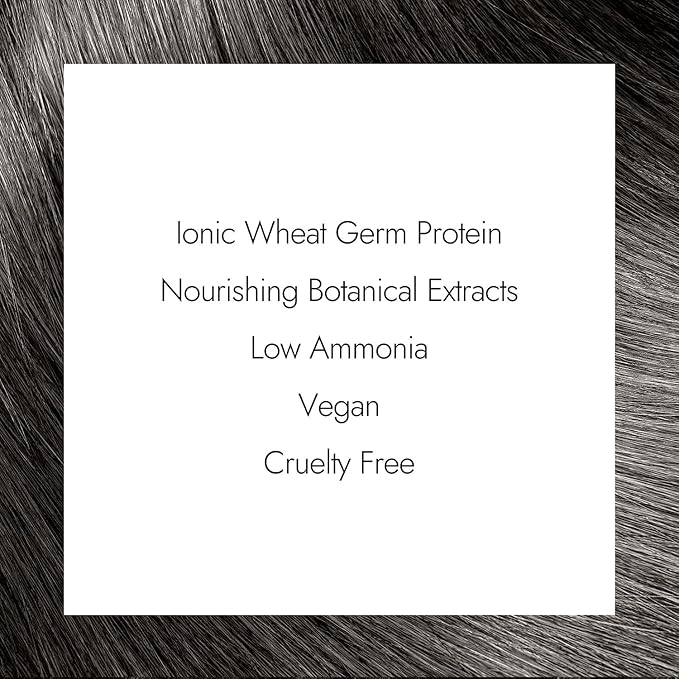 Ion Permanent Creme Hair Color 2N Darkest Brown, Vegan, Cruelty Free, PPD Free, 100% Gray Coverage, Long Lasting, Fade Resistant Color, 2.05 oz