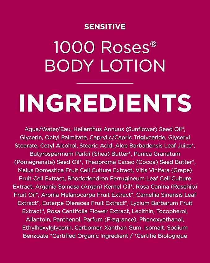 Andalou Naturals, Lotion Body 1000 Roses Soothing, 8 Fl Oz