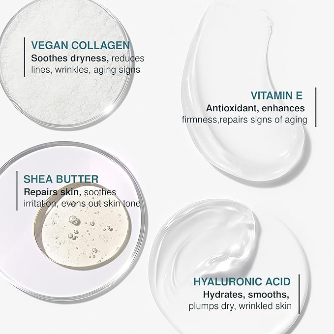 Hyaluronic Acid & Retinol Face Moisturizer - Dermatologist Tested, Anti Aging, Korean Skin Care - Hydrates, Smooths Fine Lines, Strengthens Barrier - Vegan, Clean Beauty - 1.69 Fl. Oz.
