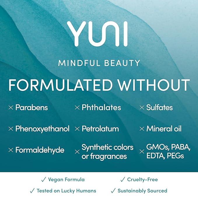 YUNI Beauty Waterless Body Wash (4 oz) - Rinse-Free Foaming Bath and Clean Body Wash Solution Instantly Remove Sweat, Dirt, Odor, Travel, Camping and Backpacking Essentials, Paraben-Free, Vegan