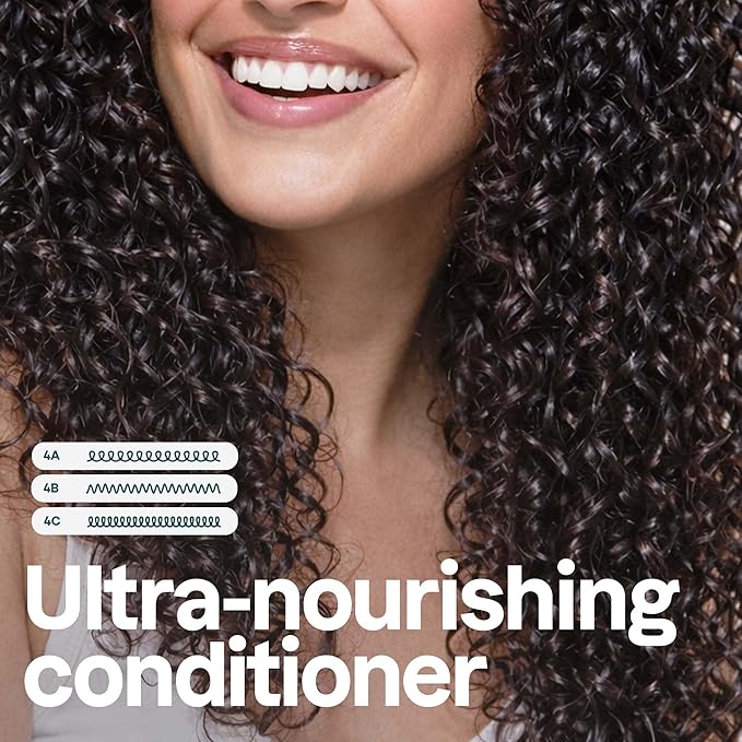 ATTITUDE Ultra-Nourishing Conditioner for Curly Hair with Shea Butter, Vegan Detangler and Naturally Derived 4a, 4b, 4c Curl Type, Deeply Nourishes Curls, 16 Fl Oz