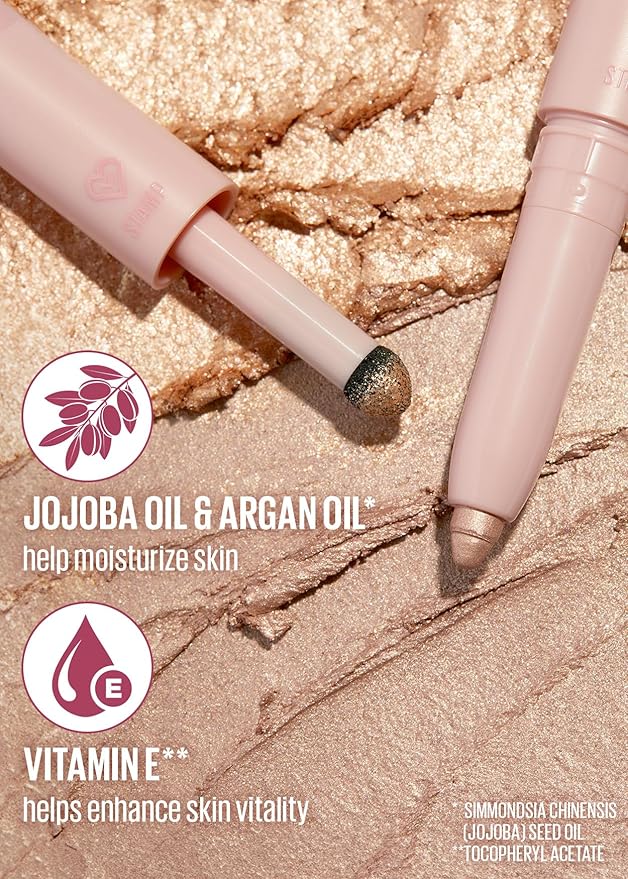 Kaja Eyeshadow - Wink Dazzle 05 Petal Prism (Matte) | Glitter, Smudge Proof, Creamy Formula, Vegan, Cruelty-Free, Creamy, Blendable, High Pigmentation Shimmer Stick, Long Lasting, Waterproof
