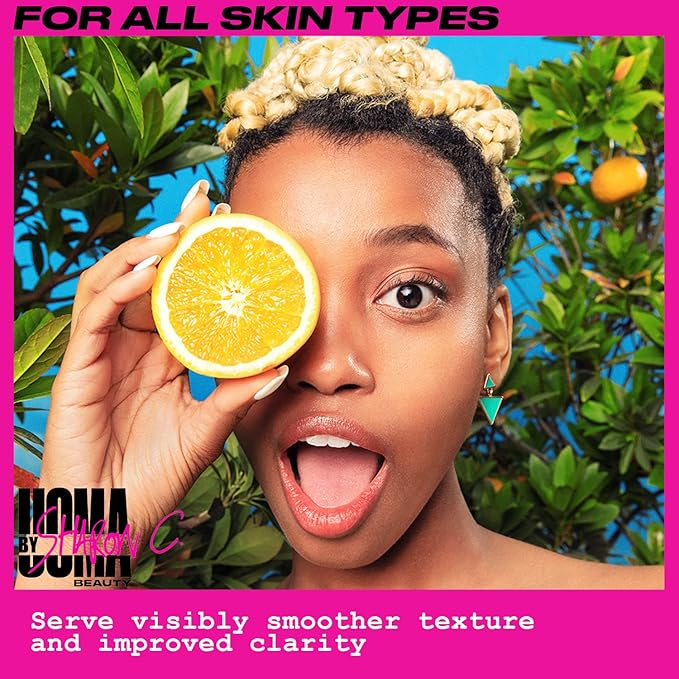 UOMA Beauty Vitamin C Serum for Face with Hyaluronic Acid + Niacinamide + Vitamin E, 30ml