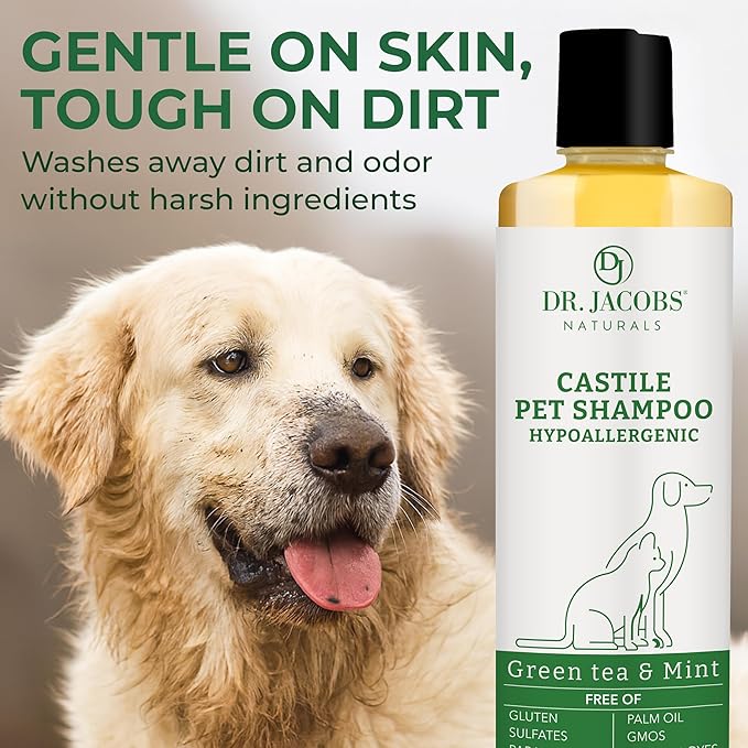 Dr. Jacobs Naturals Pure Castile Soap Liquid Body Wash, Lavender - Plant Based Soap Infused with Vitamin E and Aloe Vera to Moisturize Dry and Sensitive Skin - Made in the USA - 32 oz, Pack of 3