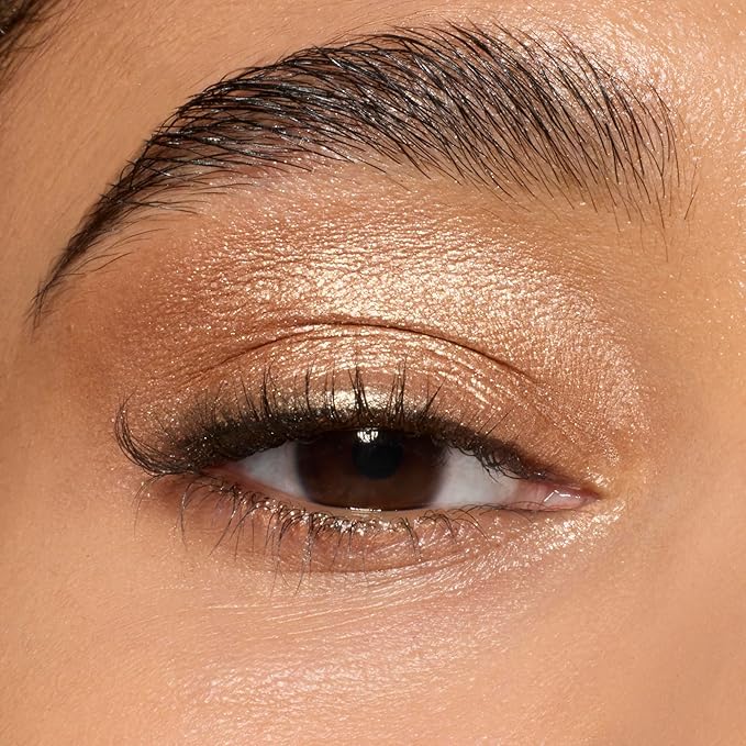 e.l.f. Fine As Fleck Glitter Eyeshadow, Long-Lasting Sheer Eye Makeup With A Shimmer Finish, Soft, Smooth Formula, Vegan & Cruelty-Free, Tan-talize