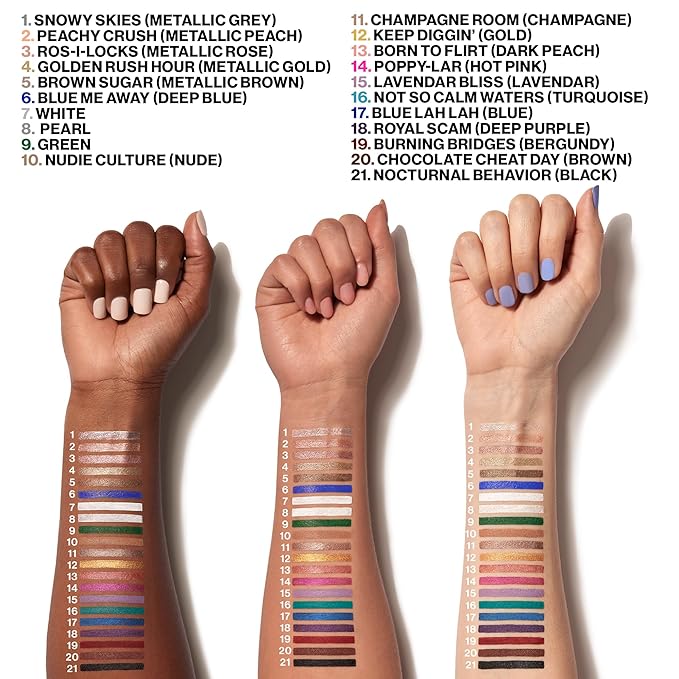 wet n wild Color Icon Cream Eyeliner Eyeshadow DMulti-Stick, Moisturizing, Nourishing Velvety Cream-to-Powder Buildable & Blendable Formula, Cruelty-Free & Vegan - Golden Rush Hour