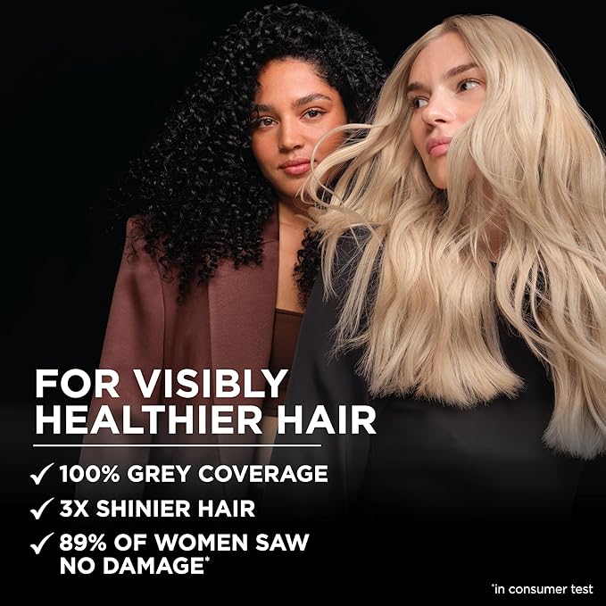 Garnier Hair Color Olia Ammonia-Free Brilliant Color Oil-Rich Permanent Hair Dye, 9 1/2.1 Lightest Ash Blonde, 1 Count (Packaging May Vary)