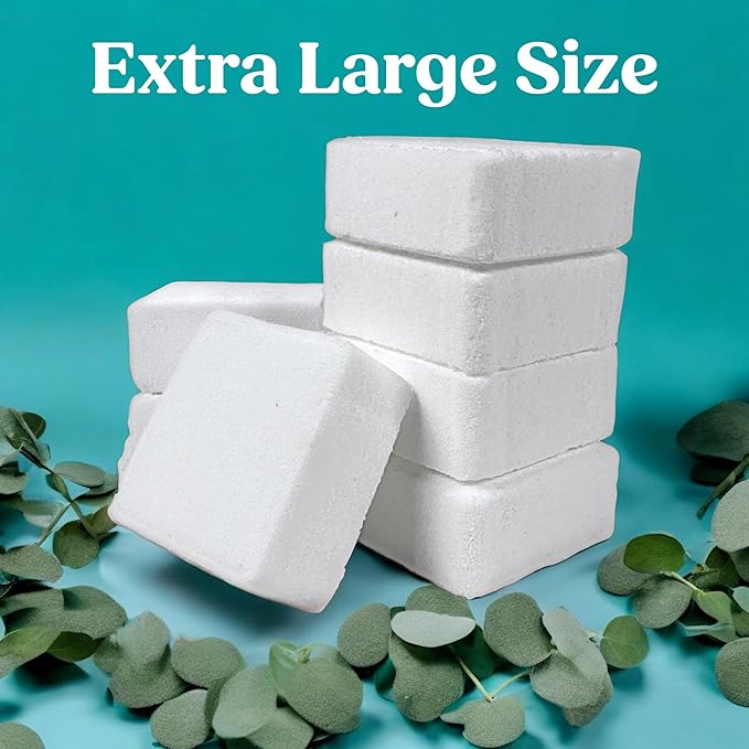 Eucalyptus Shower Steamers Aromatherapy for Women- USA Made - Shower Bombs Aromatherapy for Women, Vapor Shower Tablets, Menthol Shower Scent Steamers Cold and Flu, Organic Shower Steamer